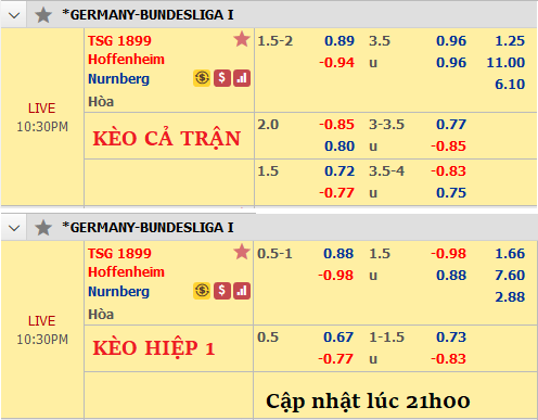 Hoffenheim-vs-Nurnberg