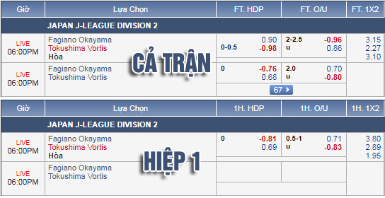 Nhận định bóng đá Okayama vs Tokushima, 17h00 ngày 22/8: Hạng 2 Nhật Bản