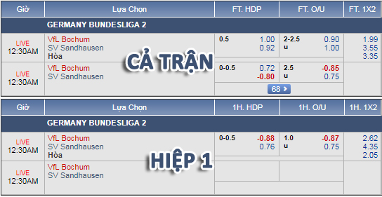 Nhận định bóng đá Bochum vs Sandhausen, 23h30 ngày 24/8: Hạng 2 Đức