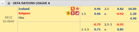 Nhận định bóng đá Iceland vs Bỉ, 01h45 ngày 12/9: UEFA Nations League