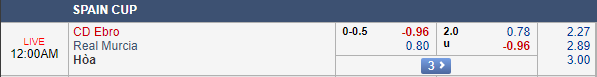 Nhận định bóng đá Ebro vs Murcia, 23h00 ngày 12/09: Cúp Nhà vua Tây Ban Nha