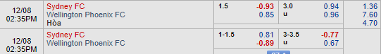Nhận định bóng đá Sydney FC vs Wellington, 13h35 ngày 08/12: VĐQG Australia