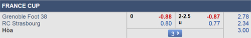 Nhận định Grenoble vs Strasbourg, 02h55 ngày 05/1