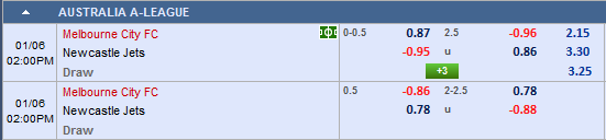 Nhận định bóng đá Melbourne City vs Newcastle Jets