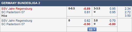 Nhận định Regensburg vs Padeborn, 00h30 ngày 31/1