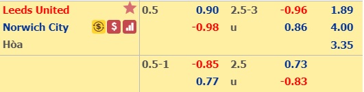 Nhận định bóng đá Leeds Utd vs Norwich