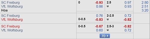 Nhận định Freiburg vs Wolfsburg, 21h30 ngày 09/2
