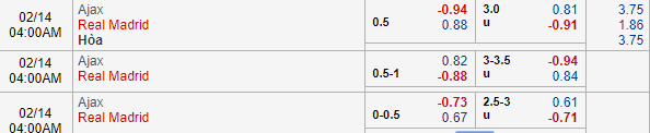 Nhận định bóng đá Ajax vs Real Madrid, 03h00 ngày 14/02: UEFA Champions League