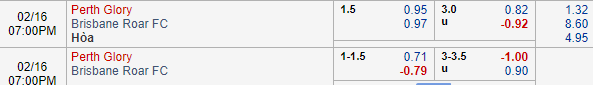 Nhận định bóng đá Perth Glory vs Brisbane Roar, 18h00 ngày 16/02: VĐQG Australia