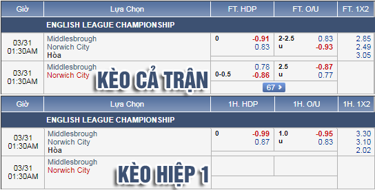Nhận định bóng đá Middlesbrough vs Norwich, 00h30 ngày 31/3: Hạng Nhất Anh