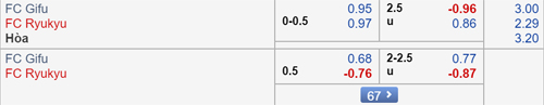 Nhận định Gifu vs Ryukyu, 16h00 ngày 05/5