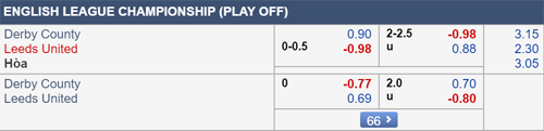 Nhận định Derby County vs Leeds Utd, 23h15 ngày 11/5