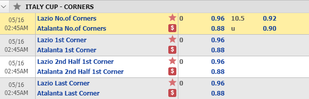 Soi kèo tài xỉu, phạt góc Atalanta vs Lazio: Cúp quốc gia Italia