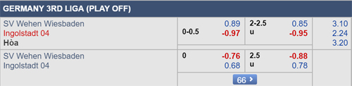 Nhận định Wehen Wiesbaden vs Ingolstadt