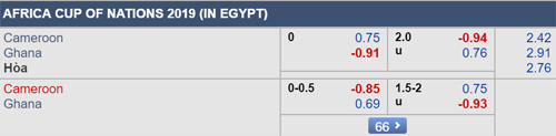 Nhận định Cameroon vs Ghana, 00h00 ngày 30/6