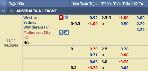 Nhận định bóng đá Western Sydney vs Melbourne City, 15h30 ngày 22/11: VĐQG Australia