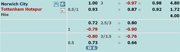Nhận định Norwich vs Tottenham, 00h30 ngày 29/12
