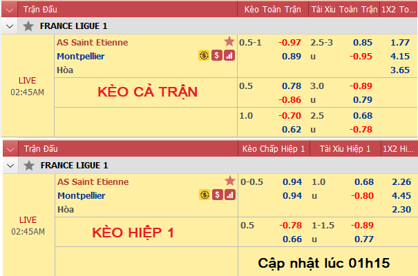 Saint-Etiennien-vs-Montpellier