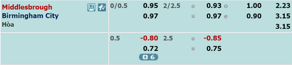 Nhận định Middlesbrough vs Birmingham, 02h45 ngày 22/1
