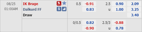 Nhận định soi kèo Brage vs Dalkurd, 00h00 ngày 25/8: Hạng 2 Thuỵ Điển