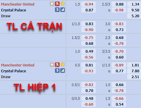 Tỷ lệ trận đấu