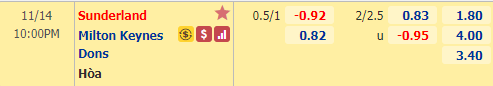 Nhận định bóng đá Sunderland vs MK Dons, 22h00 ngày 14/11: Hạng 2 Anh