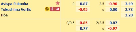 Nhận định bóng đá Avispa Fukuoka vs Tokushima Vortis