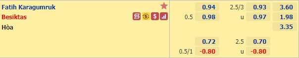 Nhận định bóng đá Fatih Karagumruk vs Besiktas