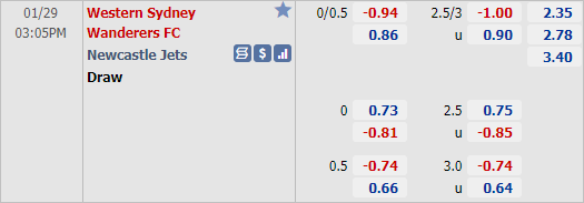 Nhận định bóng đá Western Sydney vs Newcastle Jets, 15h05 ngày 29/1: VĐQG Australia