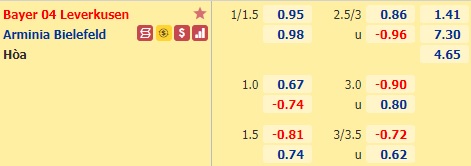Nhận định bóng đá Leverkusen vs Bielefeld