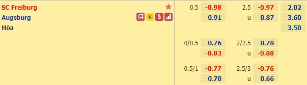 Nhận định bóng đá Freiburg vs Augsburg