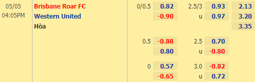 Nhận định bóng đá Brisbane Roar vs Western United, 16h05 ngày 05/05: VĐQG Australia