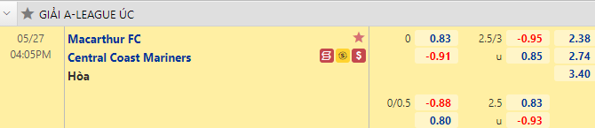 Nhận định bóng đá Macarthur vs Central Coast, 16h05 ngày 27/5: VĐQG Australia