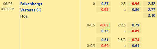 Nhận định bóng đá Falkenbergs vs Vasteras, 20h00 ngày 06/06: Hạng 2 Thụy Điển