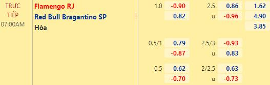 Nhận định bóng đá Flamengo vs RB Bragantino, 07h00 ngày 20/06: VĐQG Brazil
