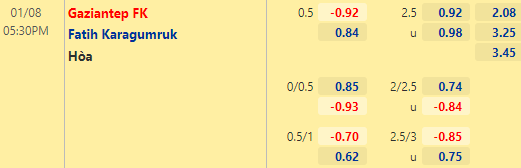 Nhận định bóng đá Gaziantep vs Fatih Karagumruk, 17h30 ngày 08/01: VĐQG Thổ Nhĩ Kỳ