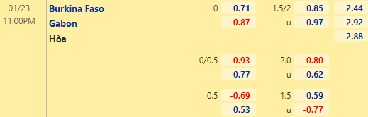 Nhận định bóng đá Burkina Faso vs Gabon, 23h00 ngày 23/01: CAN 2021