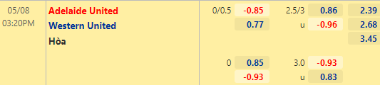 Nhận định bóng đá Adelaide Utd vs Western United, 15h20 ngày 08/05: VĐQG Australia