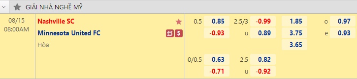 Nhận định bóng đá Nashville vs Minnesota United, 8h00 ngày 15/8: Nhà nghề Mỹ