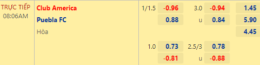 Nhận định bóng đá Club America vs Puebla, 08h06 ngày 16/10: VĐQG Mexico