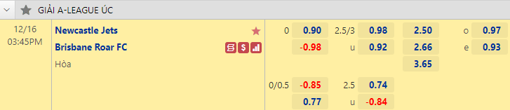 Nhận định bóng đá Newcastle Jets vs Brisbane Roar, 15h45 ngày 16/12: VĐQG Úc