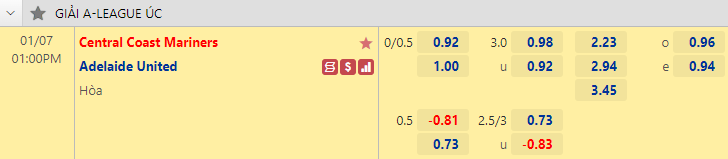 Nhận định bóng đá Central Coast vs Adelaide United, 13h00 ngày 7/1: VĐQG Úc