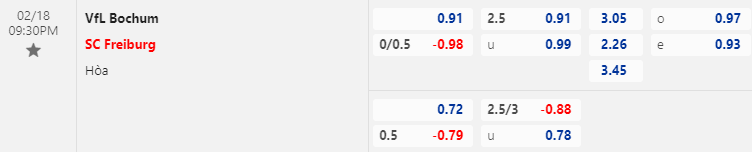 Nhận định bóng đá Bochum vs Freiburg, 21h30 ngày 18/2: VĐQG Đức