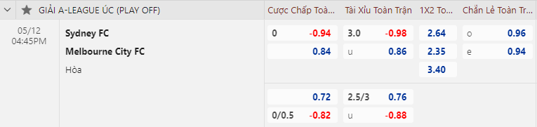 Nhận định, soi kèo Sydney FC vs Melbourne City, 16h45 ngày 12/5: VĐQG Úc