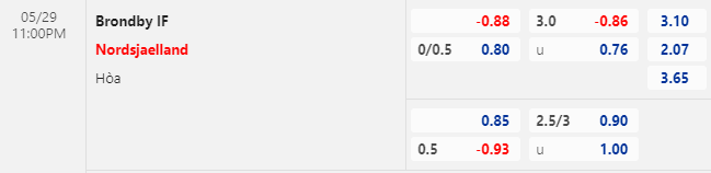 Nhận định bóng đá Brondby vs Nordsjaelland, 23h00 ngày 29/5: VĐQG Đan Mạch