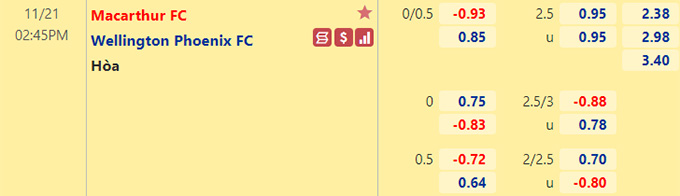 Nhận định bóng đá Macarthur vs Wellington, 14h45 ngày 21/11: VĐQG Australia