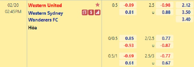 Nhận định bóng đá Western United vs Western Sydney, 14h35 ngày 20/2: VĐQG Australia